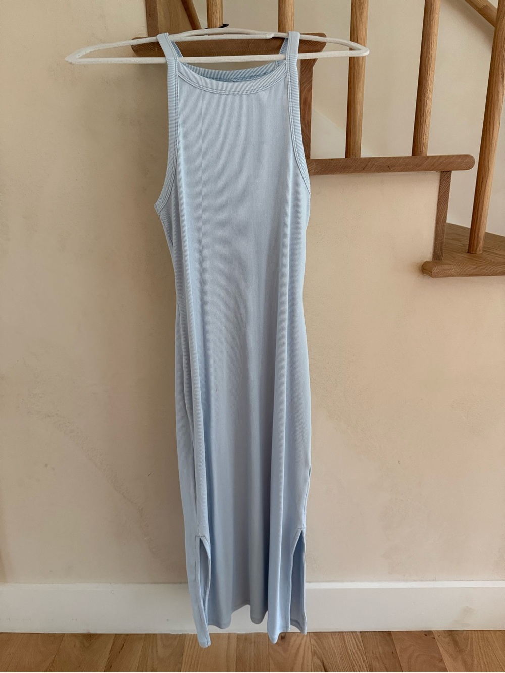 Old Navy Light Blue Midi Tank Dress